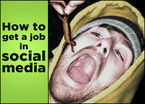 how to get a job in social media