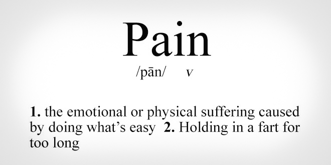 redefining pain